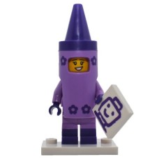 LEGO 71023 coltlm2-5 Crayon Girl, The LEGO Movie 2 (Complete Set with Stand and Accessories)